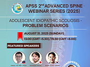 APSS - 2nd Advanced Spine Webinar Series 2025