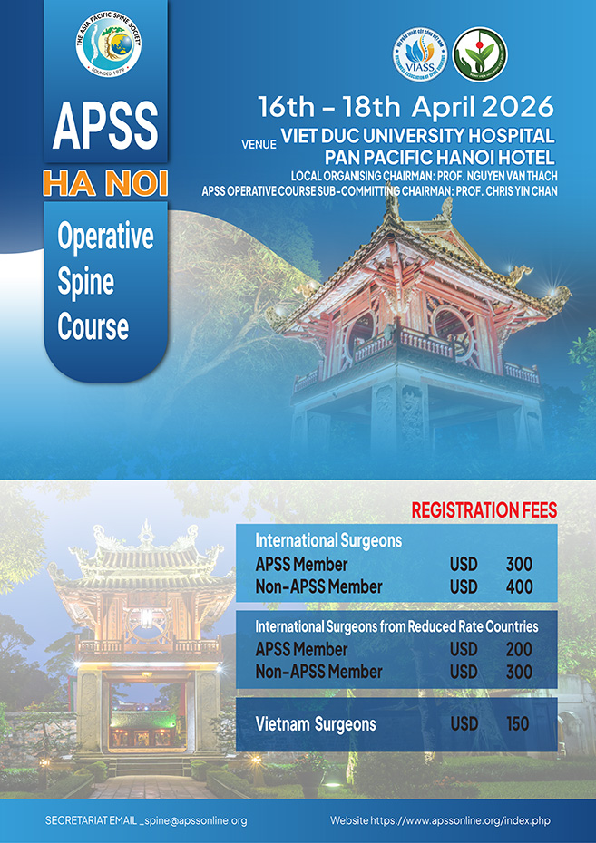 APSS Vietnam Operative Spine Course 2026